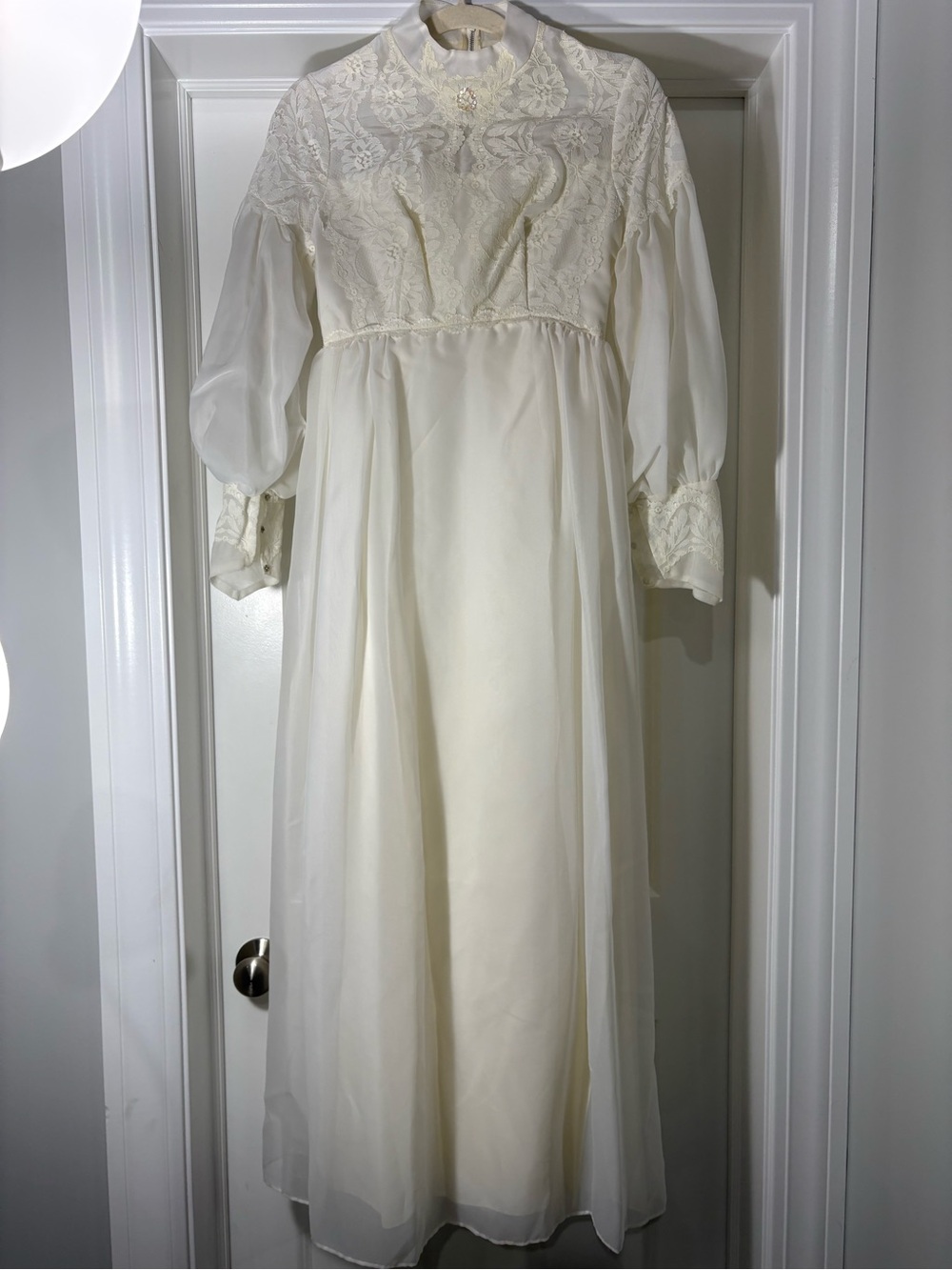 Authentic 1970s Wedding Dress